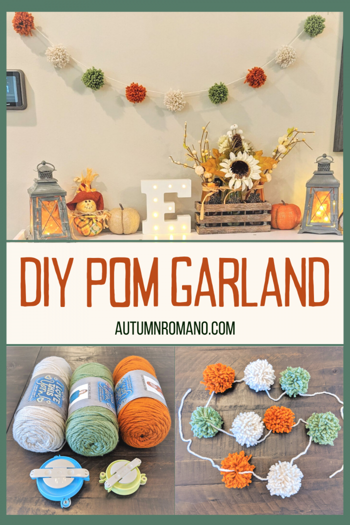 DIY Pom Garland Pin