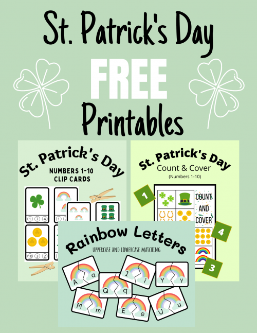 St. Patrick's Day FREE Printables